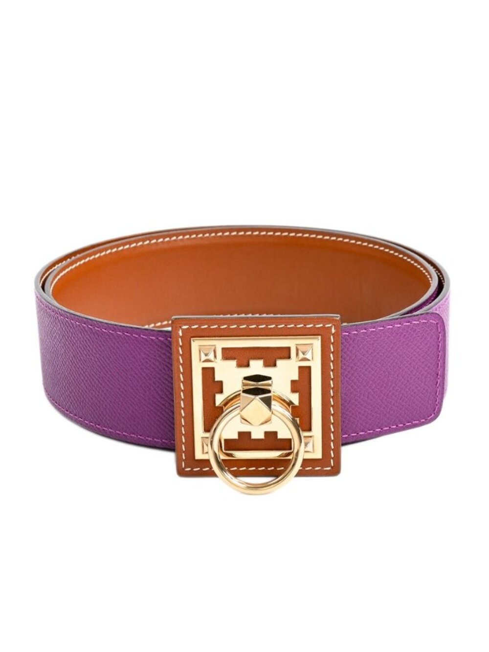 Hermes Belt Clenau Purple